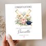 Personalised Graduation Floral Diplomas Card, Phd, Masters Card For Her, thumbnail 1 of 3
