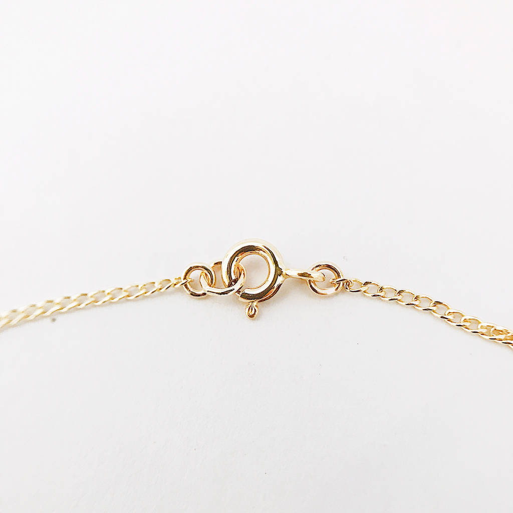 'You And Me' Initials 14k Gold Filled Bracelet By Rachel and Joseph
