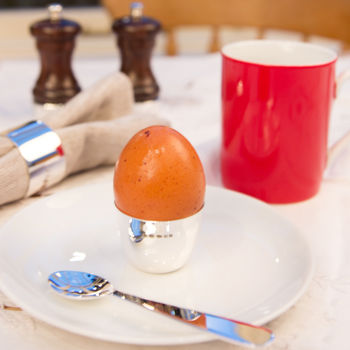 Solid Sterling Silver Egg Cup, 6 of 9