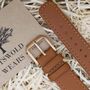 Personalised Tan Brown Strap For Samsung Watch, thumbnail 3 of 6