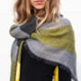 Woven Blanket Scarf In A Choice Of Colours, thumbnail 3 of 6