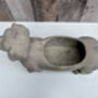 Grey Dachshund Planter Sausage Dog Flower Pot Home Decor, thumbnail 4 of 11