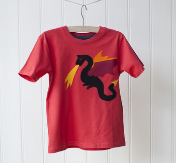Parent And Child Dragon T Shirt Set, 3 of 6