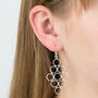 Circles Silver Earrings, thumbnail 1 of 3