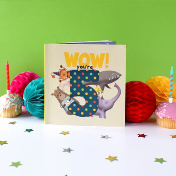 Wow You're Five! A Birthday Book You Can Send As A Card, 3 of 12