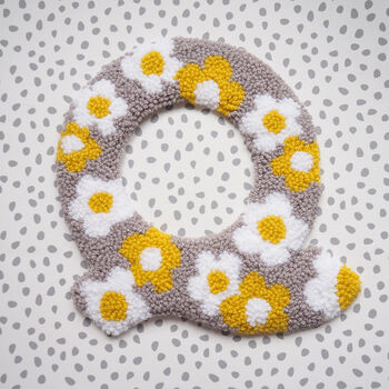 Yellow And Grey Decorative Letter With Daisy Design, 2 of 6