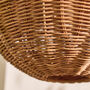 Guthrie Round Wicker Pendant Light Shade, thumbnail 5 of 5