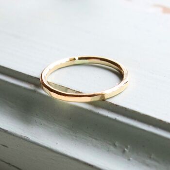 Yellow Goldfill Stacking Ring, 3 of 5