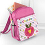 Personalised Girl's Pink Mini Rucksack, thumbnail 2 of 12
