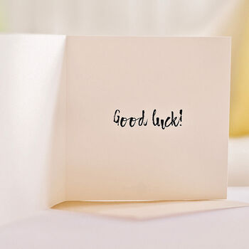 'Smash It' Good Luck Card, 2 of 2