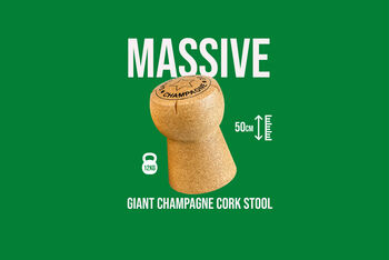 Giant Champagne Cork Stool, 3 of 9