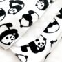 Panda Print Recycled Fleece Blanket, thumbnail 1 of 3