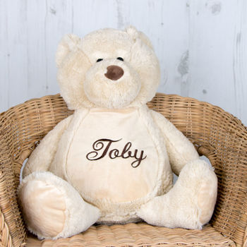 Personalised Soft Toy, Bear, 2 of 3