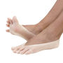 Legwear Plain Nylon Toe Foot Cover Toe Socks, thumbnail 6 of 8