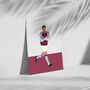 Morgan Rogers Aston Villa Print, thumbnail 2 of 4