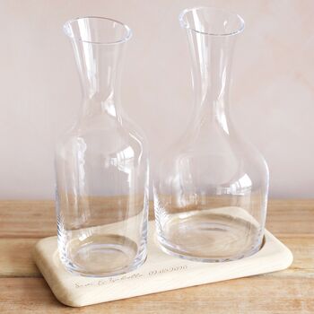 Personalised Lsa Wine And Water Carafe Set, 10 of 10