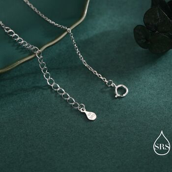 Delicate Cut Out Butterfly Pendant Necklace In Sterling Silver, 3 of 12