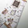 Personalised Teepee Animal Tribe Height Chart, thumbnail 2 of 5