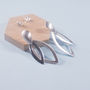 Silver Haumea Stud Earrings, thumbnail 1 of 5