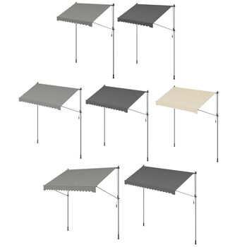 Manual Retractable Awning With Adjustable Height, 6 of 7