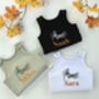 Baby Halloween Personalised Baby Dungarees Romper | Baby Costume, thumbnail 1 of 7