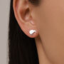 Sterling Silver Kiwi Bird Stud Earrings, thumbnail 7 of 12