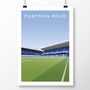 Ipswich Portman Road Sir Bobby Robson Stand Poster, thumbnail 2 of 8