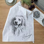 Personalised Your Dog Photo Portrait Tea Towel, thumbnail 10 of 11