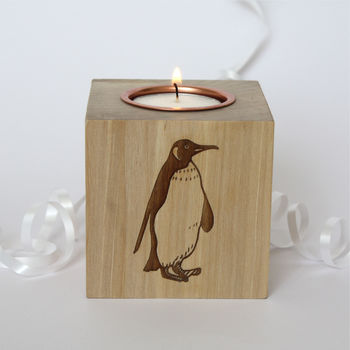 Penguin Themed Tea Light Candle Holder, 2 of 4