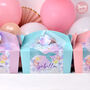 Personalised Mermaid Under The Sea Party Favour Box, thumbnail 4 of 7