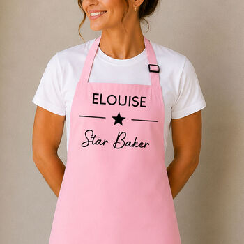 Personalised Star And Message Apron, 2 of 9