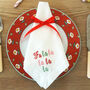 Fa La La La Xmas Napkins, Set Of Two, thumbnail 4 of 4