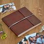 Distressed Coloured Three String Leather Photo Album, thumbnail 5 of 10