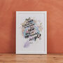 Anne Of Green Gables Inspirational Watercolour Print, thumbnail 1 of 4