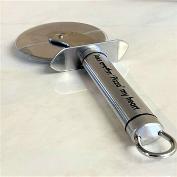 Personalised Premium Pizza Roller Cutter, 5 of 6