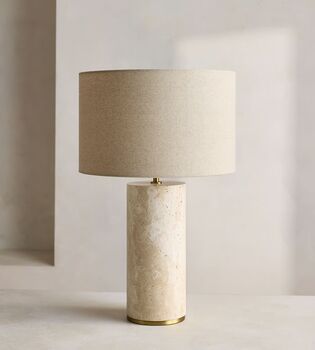 Stone Table Lamp, Cream, 2 of 5