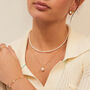 Rose/Silver/Gold Filled Large Pearl Satellite Necklace, thumbnail 6 of 9