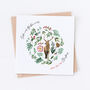 Hare Family Christmas Card, thumbnail 4 of 4