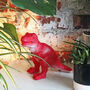 Children's Red T Rex LED Lamp, thumbnail 1 of 3