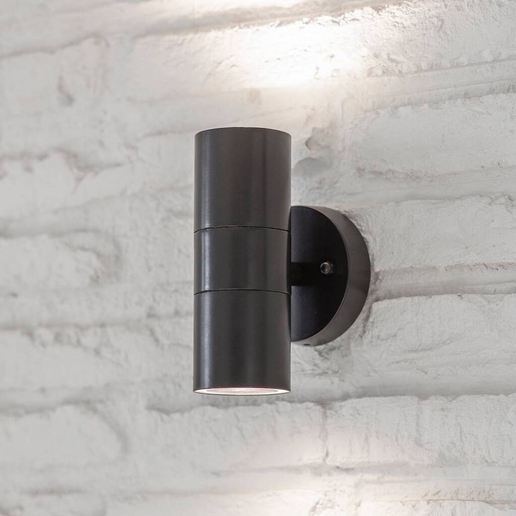 black up and down lights indoor