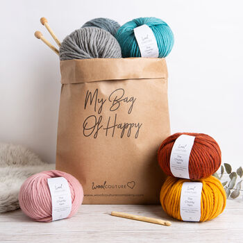 Basketweave Cushion Easy Knitting Kit, 10 of 10