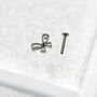 Crystal Bow Helix Piercing, thumbnail 3 of 6