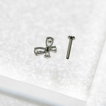 Crystal Bow Helix Piercing, 3 of 6