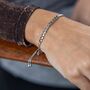 Lucinda Sterling Silver Heart Friendship Bracelet, thumbnail 1 of 3