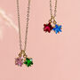 Double Birthstone Star Necklace, thumbnail 1 of 6