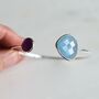 Adjustable Sterling Silver And Gemstone Bangle, thumbnail 6 of 9