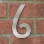 Mackintosh Stainless Steel House Number, thumbnail 9 of 12