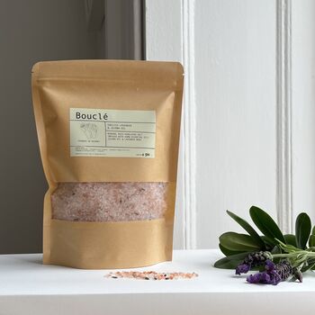 English Lavender And Jojoba Oil Himalayan Bath Salts, 3 of 6