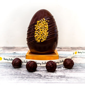 Limited Edition Luxury Vegan Salted Caramel Easter Egg, 2 of 4