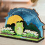 Personalised No Flowers Without Rain Pop Out Card, thumbnail 6 of 7